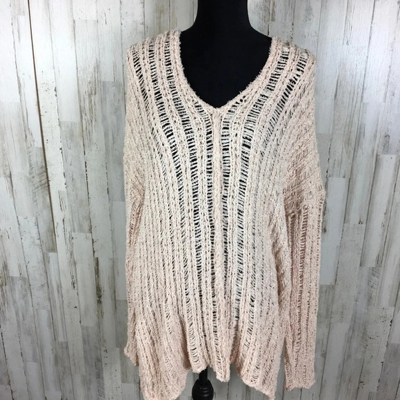ASTR The Label Coral Knit Sweater Pullover NWT L - Picture 2 of 6
